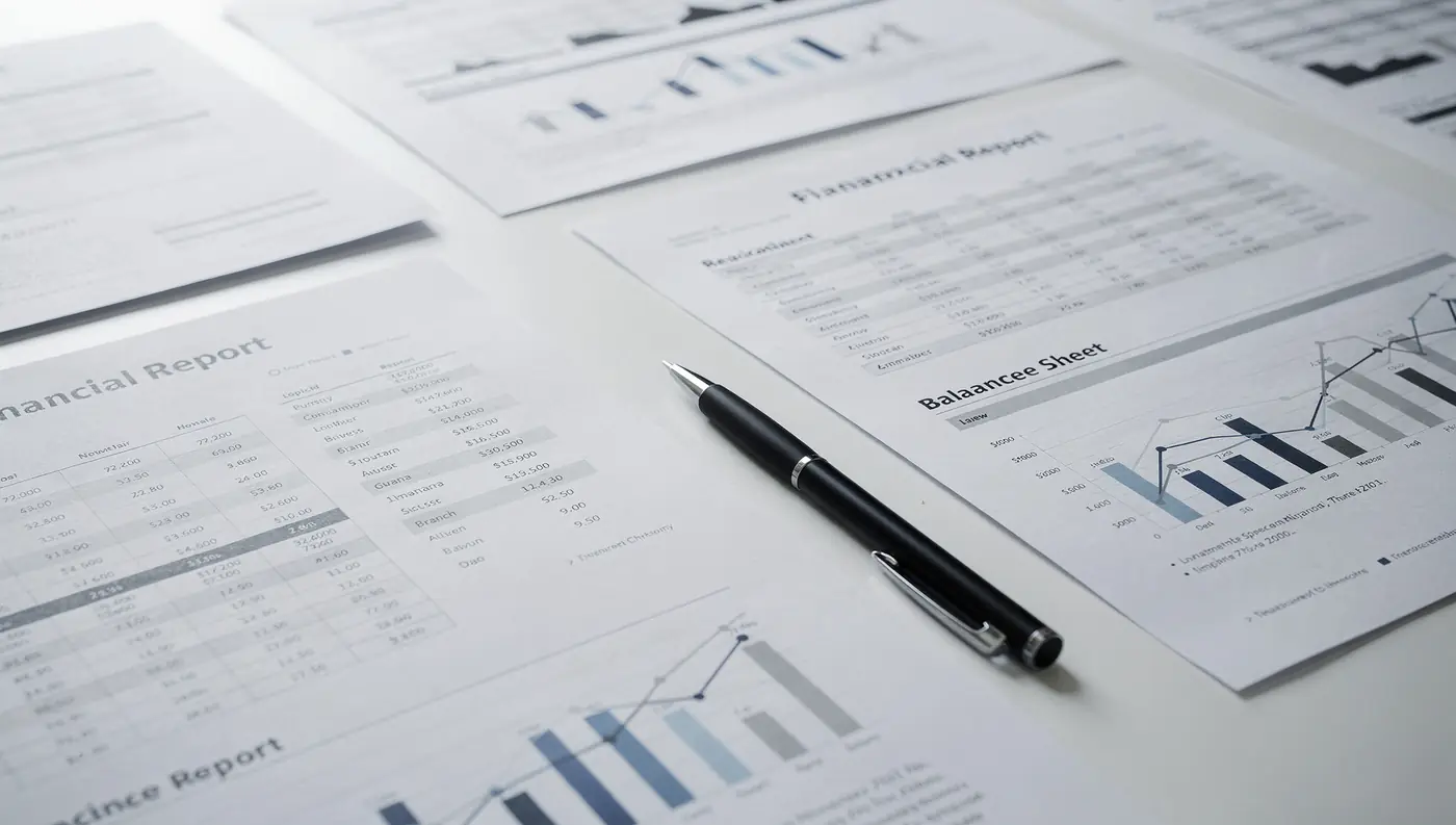 Rapports financiers et bilans analysés pour la certification des comptes